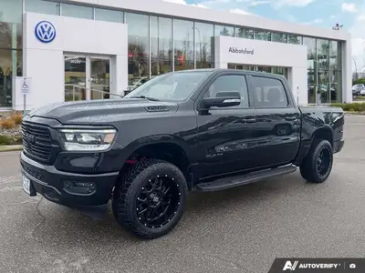 Command attention and conquer roads in the 2020 Ram 1500 Sport, propelled by the legendary 5.7L HEMI...