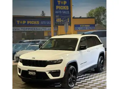 Grand Cherokee Limited, Black Appearance Package, Luxury Tech Group 2, Bright White On Global Black...