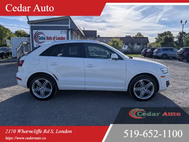 2015 Audi Q3 SOLD - FrontTrak 4dr 2.0T Progressiv in Cars & Trucks in London - Image 7