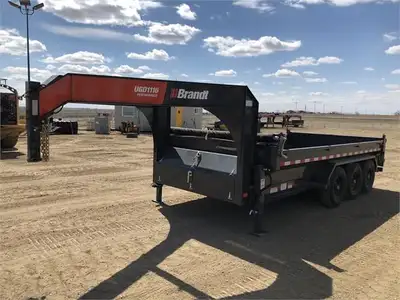 Brandt Work Ready 8 and 11 Ton, 14’ or 16’ Dump Trailer Model: UBD814 / UBD816 / UPD1116 / UGD1116 S...