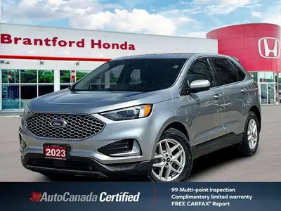 Command every journey in the capable 2023 Ford Edge SEL, boasting a responsive and fuel-efficient Tw...