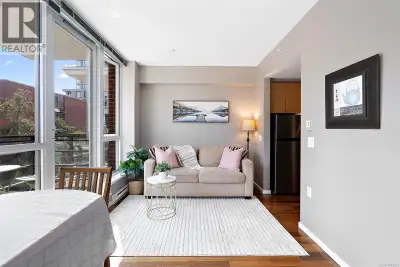 Bright 1-bedroom, 1-bathroom condo in the heart of downtown Victoria. Located on the fourth floor of...