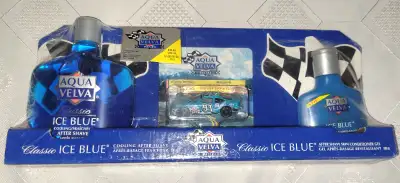 Scarce Vintage 2000 Aqua Velva Sealed Aftershave. Limited edition Die Cast Car Rich Bickle #91. Fact...