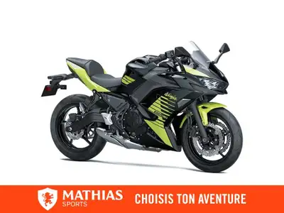 Concessionnaire des véhicules neufs et d'occasion. Sportive KAWASAKI Ninja 650 2026 Construite pour...