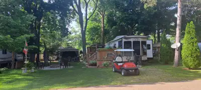 Condition Used - like new Beautiful 2019 Forest River Trailer (Villa) 35ft like new located at Warwi...