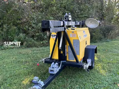 Built for pipeline spreads, excavation crews, overnight paving and utility repairs. Towable diesel l...