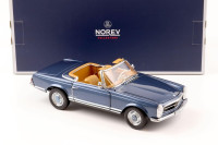 1963 MERCEDES-BENZ 230SL PAGODA BLUE WITH HARDTOP 1:18 BY NOREV