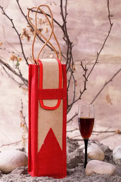 Eco-friendly, Jute Wine  & Champagne Gift Bags, View more