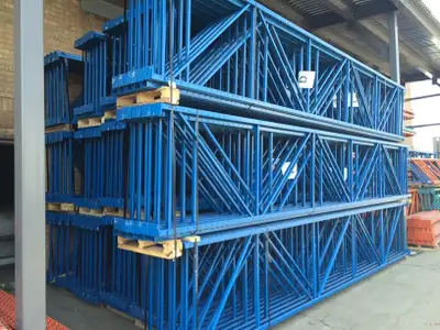 MADE IN CANADA - PALLET RACKING FRAMES - USED RACKING, View more
