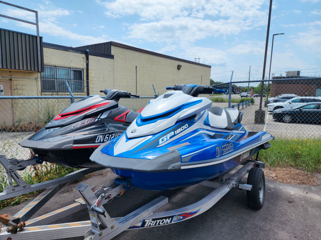 2018 Yamaha GP1800 SVHO and 2017 VXR Jet Ski Trailer Incl. in Personal Watercraft in Oakville / Halton Region - Image 2