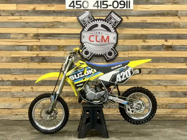 2021 Suzuki RM 85 + 14''&17'' WHEELS + 2 STROKES + YOUTH-KIDS MX in Dirt Bikes & Motocross in Ottawa - Image 5