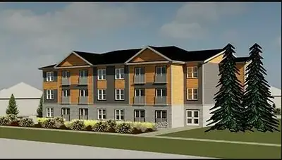 Penetanguishene: Accessible Unit, 2 Bed, 2 Bath (838 sq ft)