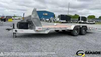 Trailer / Remorque - # STOCK: PUB-320 2020 TER-O-CONC 19'7 REMORQUE PLATEFORME EN ALUMINIUM POUR VTT...