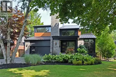 Stunning West Coast Modern Home in Coveted Aldershot Location! Tucked away on a quiet cul-de-sac, th...