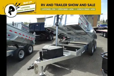 Welcome to Longhaul Trailer Sales Inc Come check out this 6in. x 12in. galvanized dump trailer. This...