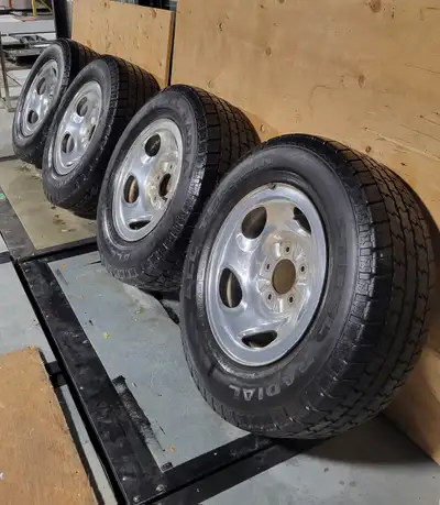 PLEASE TEXT ONLY for FAST REPLY 416-837-8854 USED ALL TERRAIN MOTO MASTER ROUGH RIDER TIRE WITH RIMS...