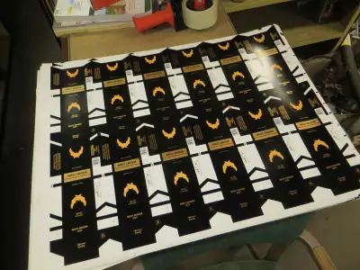 In the 90's Harley produce cigarette packs, these are uncut sheet before the end of production. grea...