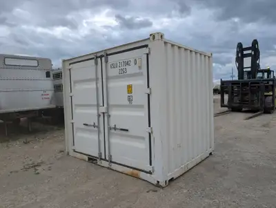 8x10ft Container with Barn Doors on 10ft side Check out our website for more Storage Solutions www.a...