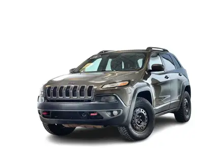 Recent Arrival! 2015 Jeep Cherokee Trailhawk Eco Green Pearlcoat 7 & 4 Pin Wiring Harness, 8.4" Touc...