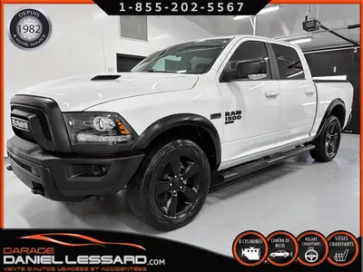 RAM 1500 CLASSIC WARLOCK, CREW CAB, 4X4 5.7 HEMI, BOITE COURTE, TOILE SOUPLE, MAG 20",ALPINE POUR BE...