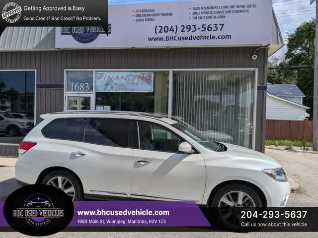 2015 Nissan Pathfinder 4WD Platinum -Incl. 1 Yr Warranty $12,999