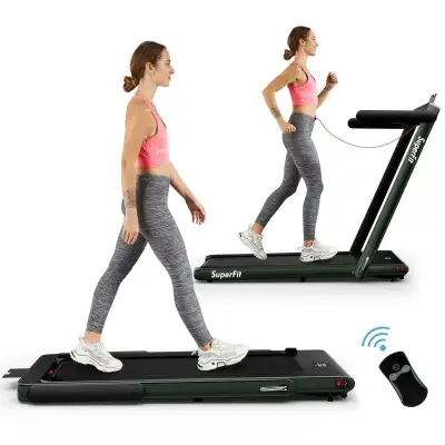 *BNIB!* SuperFit 2 in 1 Folding Treadmill W/ Speaker Remote... L, View more