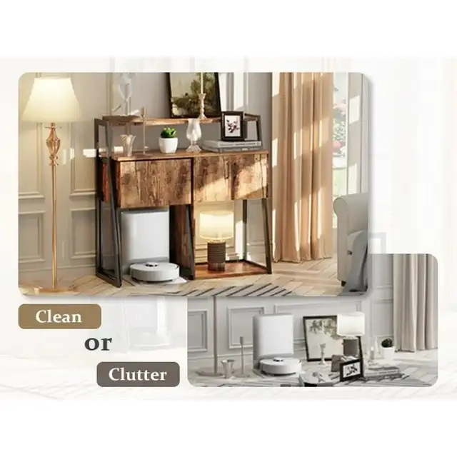 BRAND NEW - Eclife Rustic Wood Buffet Cabinet With Multi-Storage in Other in City of Toronto - Image 4
