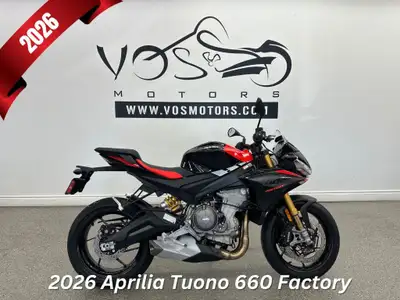 Vos Motors -No Payments for 1 Year The 2026 Aprilia Tuono 660 Factory is a masterclass in middleweig...