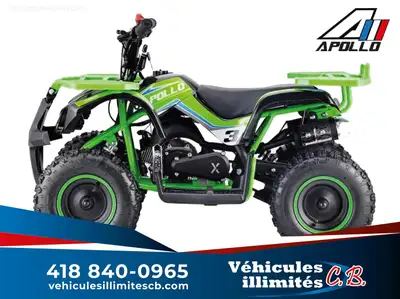 2026 Apollo Motors SANO COBRA 800 WATT Apollo SANO COBRA 800 WATT VTT POUR ENFANT ÉLECTRIQUE 2026 VT...