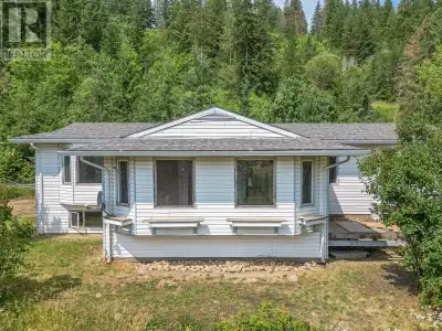 Welcome to your private retreat nestled on 4.5 acres of treed land, just five minutes from Enderby a...