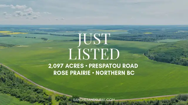2,097 Acres | Rose Prairie Farmland | Northern BC