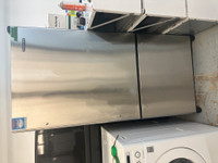 2151-Réfrigérateur Kitchenaid acier inox congélateur bas refrige