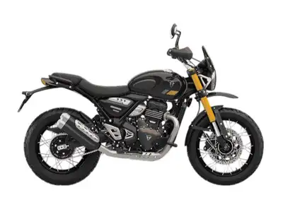 Argyll Motorsports 2026 Triumph Scrambler 400 XC Storm Grey Explore The Path Less Ridden. Features m...