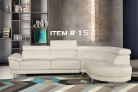 SECTIONAL WITH FREE STORAGE OTTOMAN - only $899