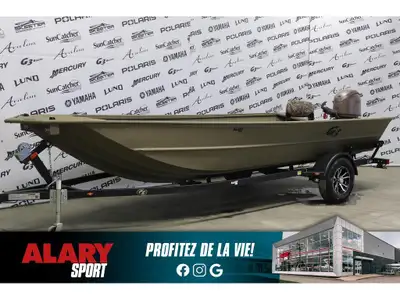 Welcome to Alary Sport Ontario G3 Boats JON BOAT JB18DK + YAMAHA 60 HP & Remorque 2024 Ce JON BOAT G...