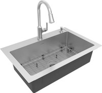 Raviv Stainless Steel Kitchen Sink Kit