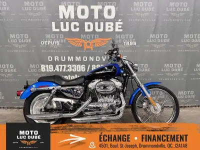 Harley-Davidson XLH883 Sportster 883 2004 SEULEMENT 12 848 KM MOTO CANADIENNE ÉCHAPPEMENT 50-50 COUV...