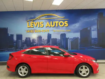 HONDA CIVIC 2021 LX AUTOMATIQUE TOUT ÉQUIPÉ / INTÉRIEUR EN TISSU CHAUFFANT / BLUETOOTH / CAMÉRA DE R...