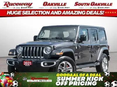 2021 JEEP WRANGLER UNLIMITED SAHARA | CLEAN | 1 OWNER | REMOTE START - AS IS 2021 Jeep Wrangler Unli...