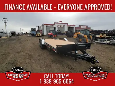Rental 20ft Flat Deck/ Equipment Trailer from Factory Outlet Trailers - Used Rental Unit For Sale -...