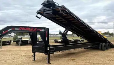 42’ DOUBLE A PRO SERIES GOOSENECK HIGHBOY FULL TILT TRAILER 2-15 000 LB DUALS Cash Price Financing A...