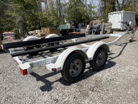 Tandem axle boat trailer 2 3500 lb axles 