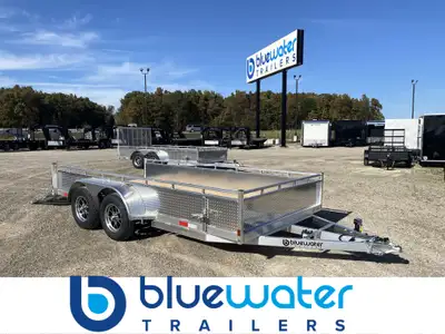 Canadian Mennonite Built Tandem Axle Aluminum Utility Trailer is $6,375.00 or $127.49/month! Ord: E1...