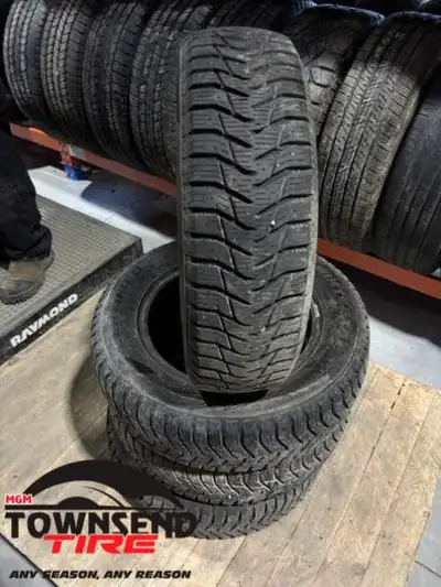 SET OF FOUR USED CERTIFIED WINTER TREK TIRES 175/70R14 SOLD AS SET OF FOUR ONLY - 70% TREAD REMAININ...