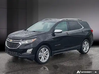Le Chevrolet Equinox Premier 2018 représente le haut de gamme de ce VUS intermédiaire populaire, en...