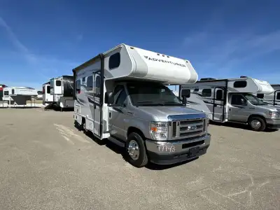 Embark on your next journey with the Adventurer 19RD Class C Motorhome. This gas-powered motorhome c...