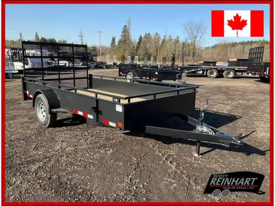 2026 Canada Trailers 6x12 Utility Traliler 2990LB GVWR, (1) 3500LB Axle with Easy Lube Spindles, Dou...