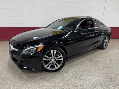 RARE FIND BLACK ON RED LEATHER INTERIOR! LOCAL BENZ DEALER TRADE-IN! FULL MERCEDES DEALER SERVICE RE...