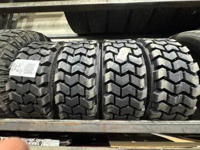 Four 10-16.5 Hercules Hauler SKZ Heavy duty skid steer tires. Non-directional heavy-duty tire delive...