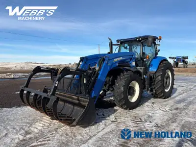 2018 NEW HOLLAND T7.230 LOADER TRACTOR 6,500 Hrs, 150 PTO HP, CVT Transmission, 620/70R42 Rear Tires...